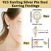 20Pcs Alloy Stud Earring Findings FIND-BBC0004-35-2
