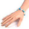 Chips Gemstone Beaded Stretch Bracelets BJEW-JB01825-04-3