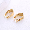 Stainless Steel Triple U-Shaped Hoop Earrings WT3801-5