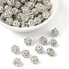 Brass Rhinestone Beads LS-RB-A019-8mm-01S-1
