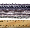 Electroplate Glass Beads Strands EGLA-FS0001-42F-5