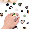 Adjustable Alloy & Iron Bezel Cup Ring Base with Rotatable Tray MAK-T012-11AB-6