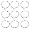 201 Stainless Steel Huggie Hoop Earring Findings STAS-P283-01I-S-2