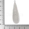 Brass Micro Pave Cubic Zirconia Pendants KK-P290-59P-3