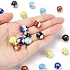 20Pcs 5 Colors Handmade Porcelain Beads PORC-FS0001-18-2