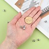 Brass Bell Charms KKB-C203-01-4