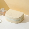 Half Round PU Leather Jewelry Box PW-WG80655-02-1