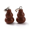 Synthetic Goldstone Pendants G-G846-01B-2