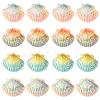 40Pcs 4 Colors Opaque Resin Cabochons CRES-SC0003-11-1