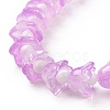 Transparent Glass Beads Strands LAMP-H061-01C-03-4