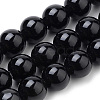 Natural Black Onyx Beads Strands G-S259-19-12mm-1