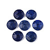 Natural Dyed Lapis Lazuli Connector Charms G-N326-149C-2