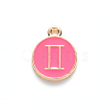 Alloy Enamel Pendants X-ENAM-S124-01B-03I-2