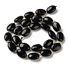 Natural Black Tourmaline Beads Strands G-H005-A17-02-3