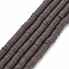 Handmade Polymer Clay Bead Strands CLAY-T002-6mm-40-1