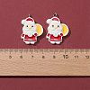 10Pcs 5 Styles Opaque Resin Pendants RESI-FS0001-29-4