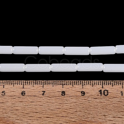 Imitation Jade Glass Beads Strands GLAA-N070-01A-B01-1