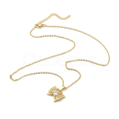 304 Stainless Steel Pendant Necklaces NJEW-U002-25G-01-1