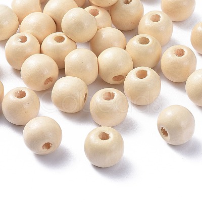 Natural Maple Wood Beads TB12mmY-17-LF-1