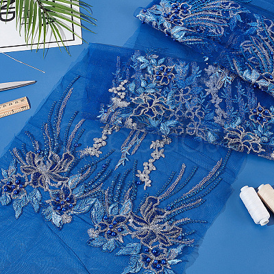 Polyester Embroidery Sew on Appliques DIY-WH0656-37C-1