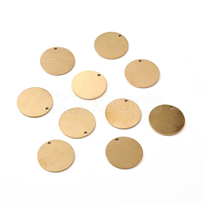 Ion Plating(IP) 304 Stainless Steel Pendants STAS-F271-02C-G-1