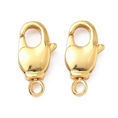 Brass Lobster Claw Clasps KK-H532-17D-G-1