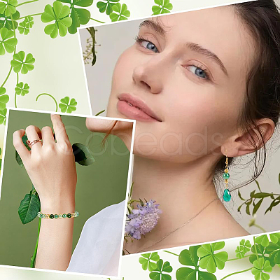 Saint Patrick's Day Acrylic/ABS Plastic Imitation Pearl OACR-SP0001-66B-02-1