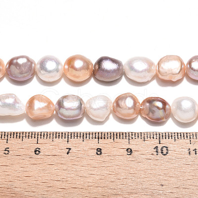 Natural Cultured Freshwater Pearl Beads Strands PEAR-N014-09A-1