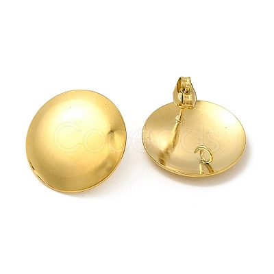 Ion Plating(IP) 304 Stainless Steel Stud Earring Findings LS-EJEW-I281-32G-1
