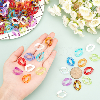 Transparent Acrylic Linking Rings OACR-FH0001-010-1