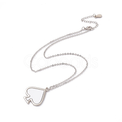 Sublimation Blank Aluminum Pendant Necklace LS-NJEW-E020-02P-01-1