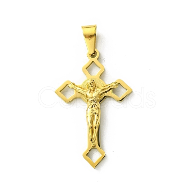 PVD Vacuum Plating 304 Stainless Steel Pendants STAS-D087-02G-01-1