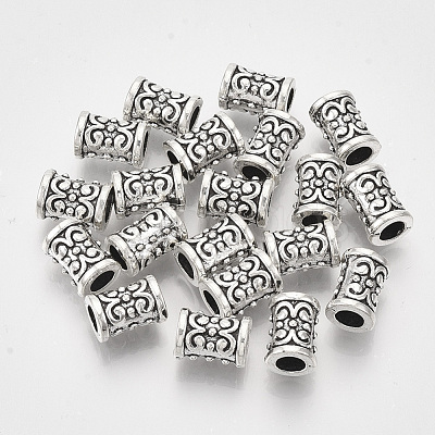 Tibetan Style Alloy Beads TIBE-Q097-03AS-LF-1