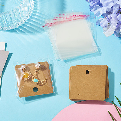 20Pcs Paper Earring Display Cards CDIS-TADJ0002-01F-1