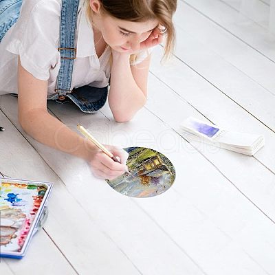 Wood and Linen Painting Canvas Panels DIY-NB0001-72B-1