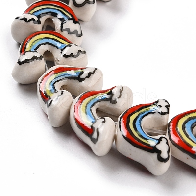 Handmade Porcelain Beads PORC-F004-01-1