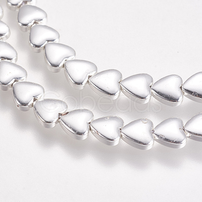 Electroplate Non-magnetic Synthetic Hematite Beads Strands G-K239-17B-1