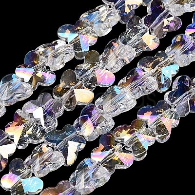 Electroplate Glass Beads Strands EGLA-Q135-04A-A09-1