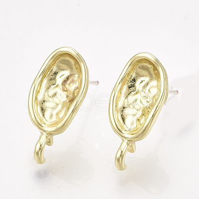 Alloy Stud Earring Findings PALLOY-T056-126-1