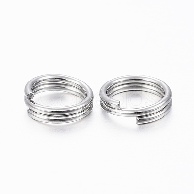 Tarnish Resistant 304 Stainless Steel Split Rings STAS-H413-04P-B-1