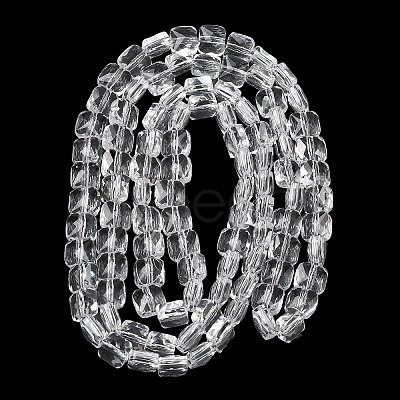 Transparent Glass Beads Strands GLAA-L050-A18-1