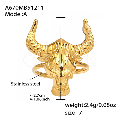 316L Surgical Stainless Steel Enamel Cuff Open Rings WG18EEE-07-1