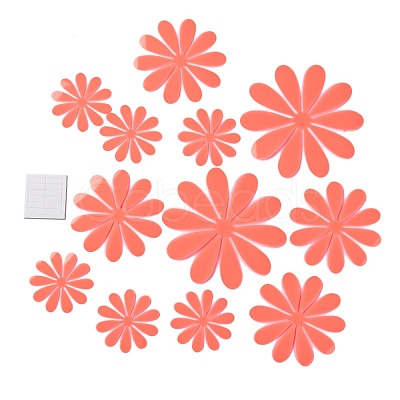 3D Plastic Luminous Wall Stickers DIY-F077-06D-1
