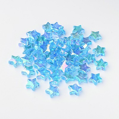 Eco-Friendly Transparent Acrylic Beads LS-PL556-9-1