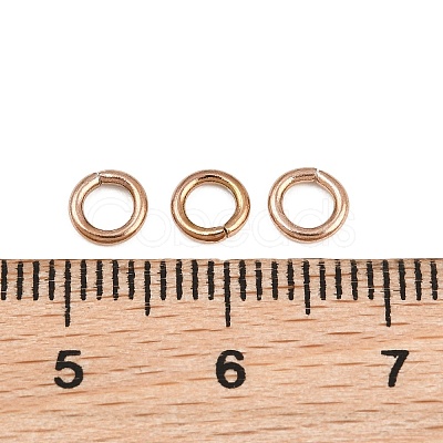 304 Stainless Steel Open Jump Rings SA-CBAF81C-01H-RG-1