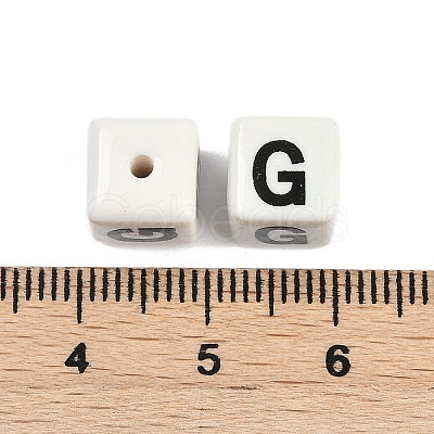 Porcelain Beads PORC-R003-08G-1