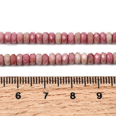 Natural Rhodonite Beads Strands G-G343-A01-2x4mm-1
