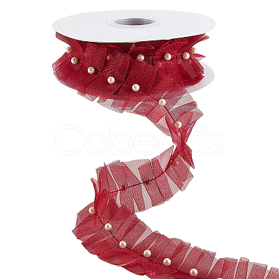 Polyester Embroidery Flower Lace Trim OCOR-WH20006-84B-1