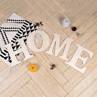 Letter Unfinished Wood Blank Cutouts DIY-ZX040-01O-1