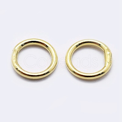 925 Sterling Silver Soldered Closed Jump Rings STER-F036-03G-1x7-1